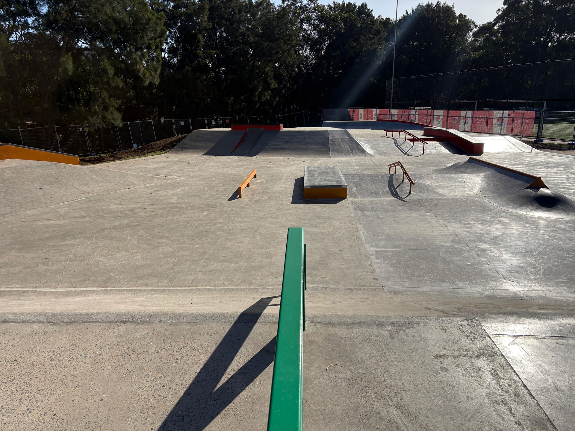 Strathfield Skatepark extension at Cooke Park, Strathfield NSW, designed by Eastbywest